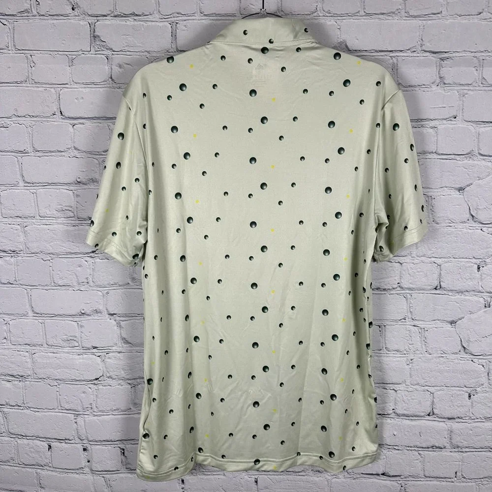 adidas Men's Ultimate 365 Allover Graphic‎ Print Golf Polo, Size S, Linen Green